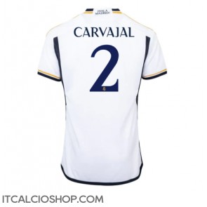 Real Madrid Daniel Carvajal #2 Prima Maglia 2023-24 Manica Corta
